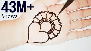 Simple amp Attractive Love Heart Mehandi design Easy Mehndi designs  mehndi design  Shabs Creation [upl. by Lavery556]