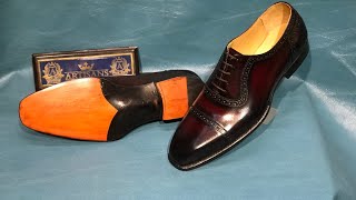 Maroonish Laced Up Durby Shoes in Fiddle Back Waist Leather Sole With Dark Shades [upl. by Tades592]