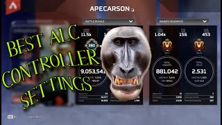 BEST APEX SEASON 22 CONTROLLER SETTINGS  ALCs [upl. by Jew]