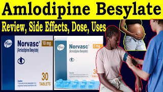 Amlodipine Besylate 10 mg 5 mg Per Tablet  review Norvasc 10 mg 5 mg Tablet  Uses Side Effects [upl. by Animrelliug714]