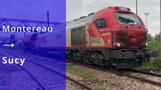 CabRide Montereau → SucyBonneuil en E4000 ETCS [upl. by Borchers]