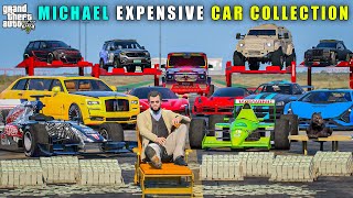 GTA 5  MICHAEL PRESIDENTS SPECIAL CAR COLLECTION  BB GAMING [upl. by Ilesara662]