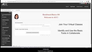 Blackboard  how to join a class using Blackboard Collaborate Virtual Meeting Room [upl. by Enelyam]