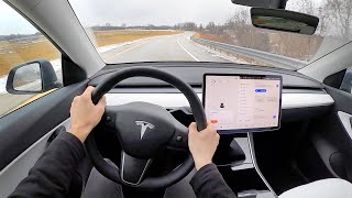 Tesla Model Y Long Range Dual Motor  POV Review  First Impressions [upl. by Colwell]