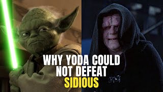 Why was Yoda unable to defeat Darth Sidious in Revenge of the Sith Star Wars Fast Facts Shorts [upl. by Yrek]