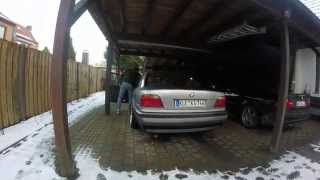 BMW e38 740i Straight pipes  cold start [upl. by Hilary341]