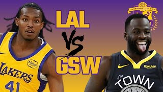 LIVE Lakers vs Warriors Preseason Finale [upl. by Ardnwahs953]