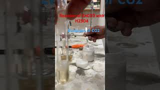 Reaction of metal carbonate with acid [upl. by Zobe]