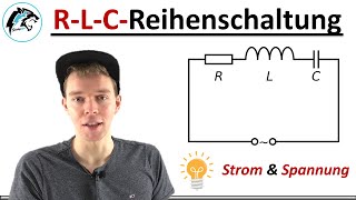 RLCReihenschaltung berechnen Zeigerdiagramm  Elektrotechnik [upl. by Pickett243]