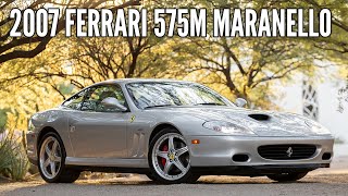 2007 Ferrari 575M Maranello  Drive and Walk Around  Southwest Vintage Motorcars [upl. by Acinnad]