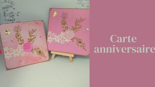 Idée carte anniversaire onedaysaving avec cachet de cire [upl. by Anileuqcaj579]