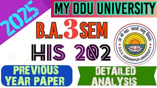 BA 3 SEMESTER HISTORY MCQHIS 202 MCQ BA 3 SEM HISTORY MCQ HIS 202 OBJECTIVE QUESTION HIS 202 PYQ [upl. by Umberto]