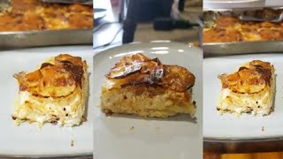 Traeger smoked scalloped potatoes  Potato Gratin quotDauphinoisquot recipe  Au Gratin Potatoes [upl. by Nomelif]