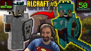 NAJLEPSZY DZIEŃ W RLCRAFCIE GIGA PROGRES 😎  RLCRAFT CAŁY 5 [upl. by Etnahs]