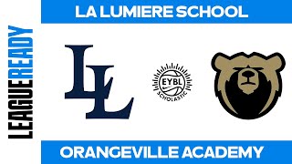 La Lumiere IN vs Orangeville Academy CAN  EYBL Scholastic [upl. by Oiretule833]