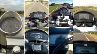 COMPILADO TOP SPEED TWISTERCB TWISTERCB 300RXRE 300FZ25LANDER [upl. by Atiras]