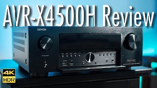 Denon AVRX4500H Receiver Review  Is THIS the one to get 4K HDR [upl. by Anire413]