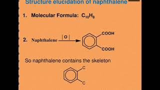 Structure elucidation of naphthalene [upl. by Imef]