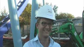 Pt 3 Manta Coaster at SeaWorld Orlando BehindtheScenes Tour  Brian Morrow [upl. by Yecam]