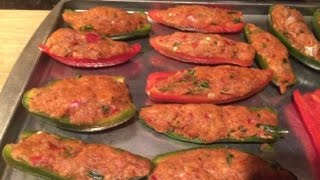 Jalapeños Rellenos De Salmon [upl. by Adranoel]