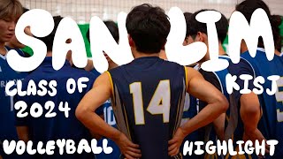 San Lim 14 Class of 2024 Senior Year Volleyball Highlights [upl. by Hgielanna]