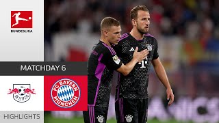 FCB Come Back after 20  RB Leipzig  FC Bayern München 22  Highlights  MD 6 – Bundesliga 2324 [upl. by Emlynne]