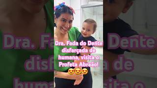 Profeta Abraão escovando os dentinhos criança infantil dentistadecrianca [upl. by Egnalos]