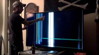 HOW TO Fix a cracked or Damaged LCDLED TV [upl. by Chadwick]