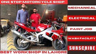 Top Motorcycle Workshop in Lahore [upl. by Flavian]