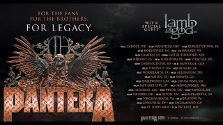 Pantera 2024 tour w Lamb of God announced  dates released [upl. by Spearman]