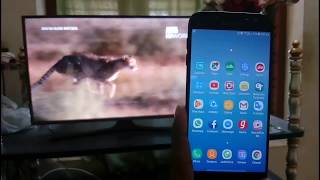 How to connect screen mirroring or casting on samsung j7 pro [upl. by Shalne]