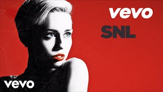 Miley Cyrus  We Cant Stop Live On SNL [upl. by Xaviera]