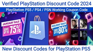 PlayStation Discount Codes 2024  PS4 Discount Codes 2024  Discount Codes for PS4 amp PS5  PSN Codes [upl. by Sidoney]