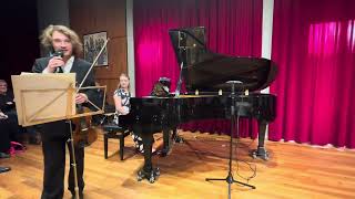 Beethoven Sibelius en Ravel met Jeroen Dupont viool amp Nadezda Filippova piano [upl. by Yvad400]