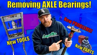 FORD 9quot Axle Bearing Removal plus NEW PARTS and TOOLS [upl. by Ramon]