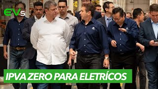 Carros elétricos e híbridos podem ter IPVA zero no estado São Paulo [upl. by Elleinahc328]