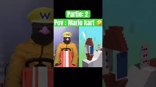 Mario kart Partie 2 🤣🤣 humour satisfying repost [upl. by Morvin]