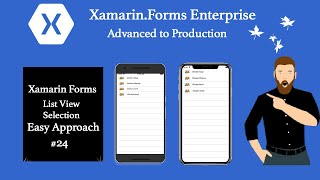 Xamarin Forms List View Selection Color  Tutorial 24 [upl. by Noletta699]