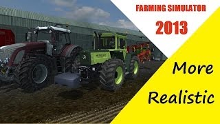 farming simulator 2013 découverte du More Réalistic EP 1 multi [upl. by Blanka]