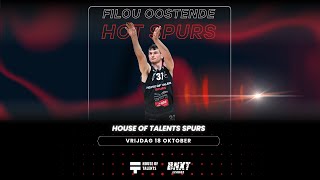 Filou Oostende vs House of Talents Kortrijk Spurs Game Highlights [upl. by Cronin]