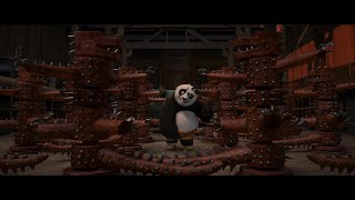 Kung Fu Panda 2008 Po Begins Training Humorous Struggles [upl. by Hittel]