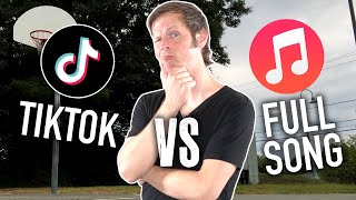 Choreographing for Tiktok vs Full Song [upl. by Alletsirhc516]