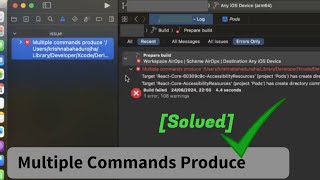 How to fix Multiple Commands Produce while creating archive [upl. by Eikcim14]