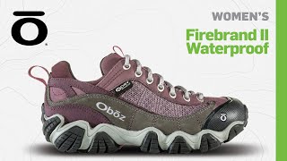 Oboz Womens Firebrand II Low BDRY Waterproof [upl. by Islean]