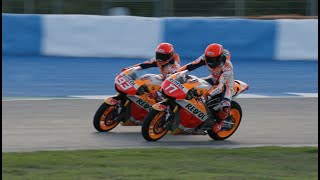 Joaquín debuta como piloto de MotoGP con Marc Márquez en el circuito de Jerez  Joaquín El Novato [upl. by Rachaba124]