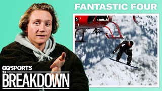 Pro Snowboarder Breaks Down Snowboarding Movie Scenes  GQ Sports [upl. by Ripley]