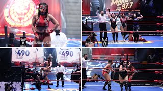 88 Aniversario CMLL Lluvia Jarochita y Dalys Vs Silueta Marcela y Stephanie Vaquer [upl. by Ivel]