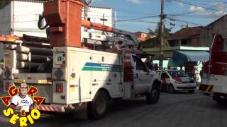 AGORA É SÉRIO PROTESTO NA VILINHA X ELETROPAULO 3 DIAS SEM ENERGIA CAMINHÃO DA ELETROPAULO [upl. by Ramsdell251]