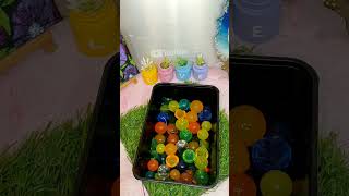 Making Big Orbeeze Ball Water Lamp Light🍡🪔💫 shorts asmulticreativity diy crafts [upl. by Durer]