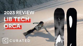 2023 Lib Tech Orca Snowboard Review  Curated [upl. by Ynnod524]